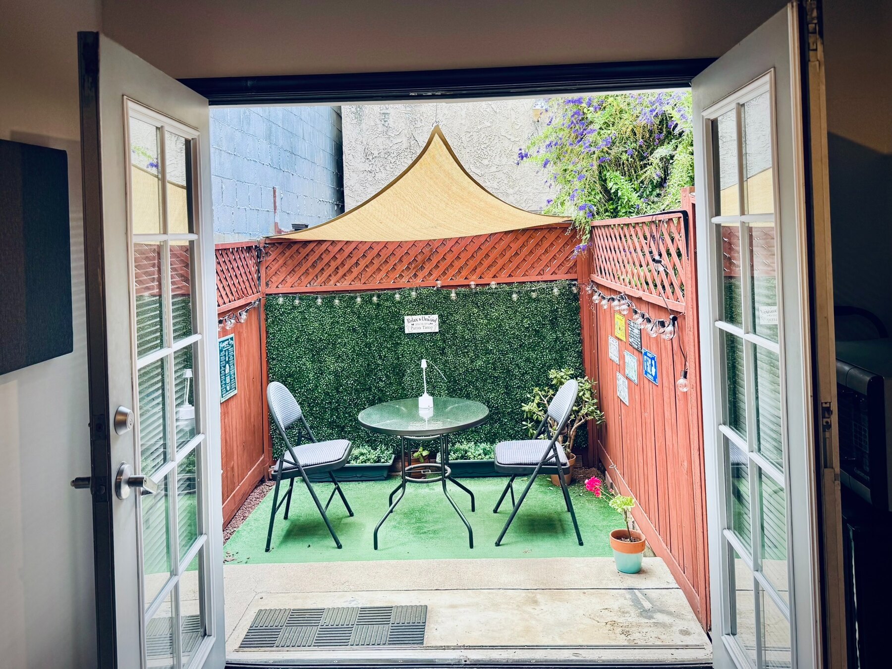 Blacknoise Audio private patio